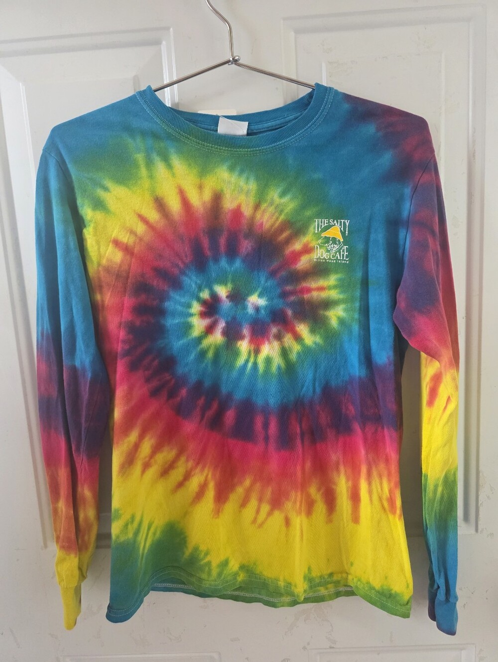 The Salty Dog Cafe Long-Sleeve Tie-Dye Tee, SMALL - Picture 4 of 6